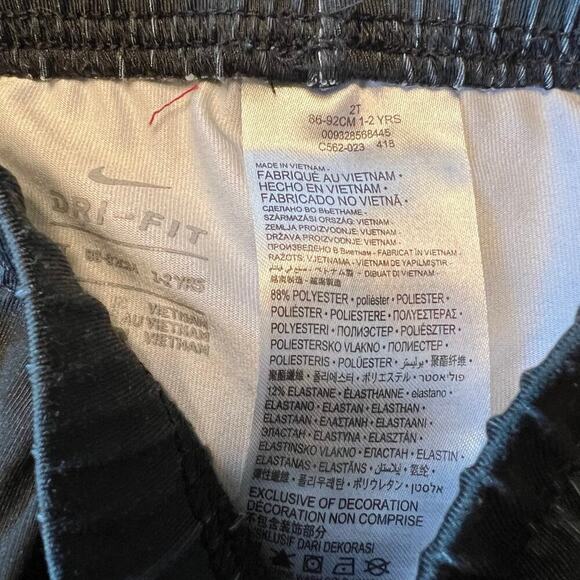 Nike leggings, black and pink, Just DO IT Girls size 2T. - Picture 5 of 5